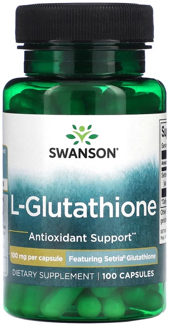 Swanson l-글루타치온 100mg 캡슐 100정, 1개 - 쿠팡