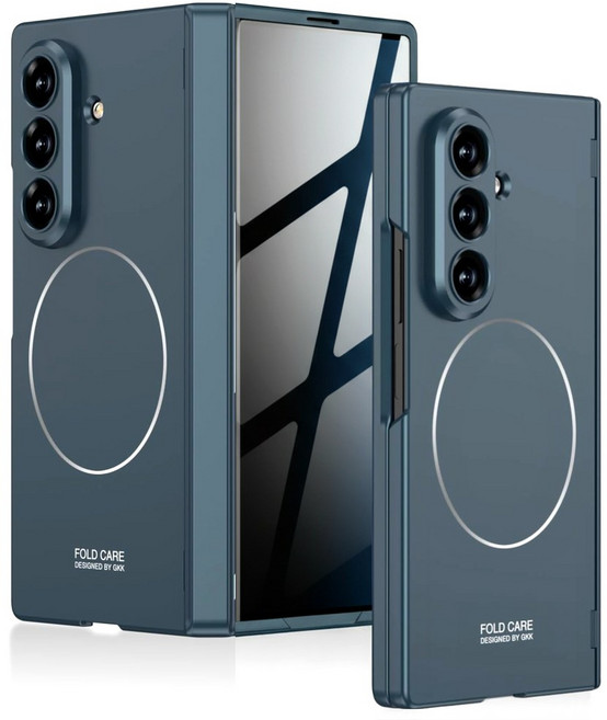 삼성 Z폴드 맥세이프 강화유리 일체형 힌지보호 케이스 지문방지 풀커버 슬림 하드케이스