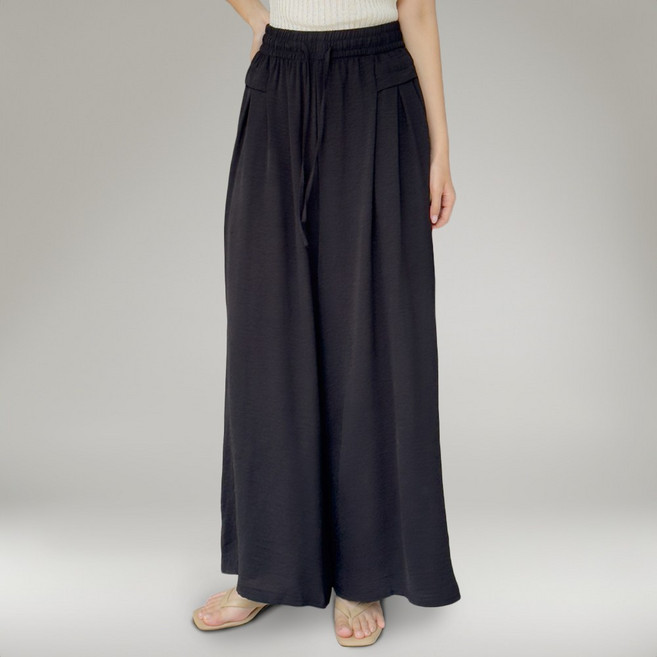 지나홈 여성 여름 바지 와이드 팬츠 통바지