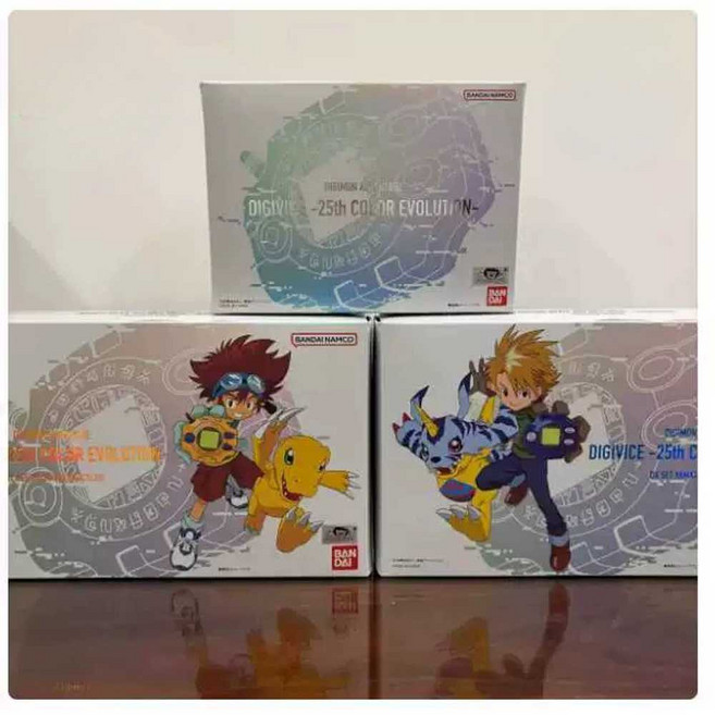 디지몬 다마고치 디지바이스 25주년 기념 DX 세트 3가지 버젼 디지몬어드벤쳐, 오리지널 컬러