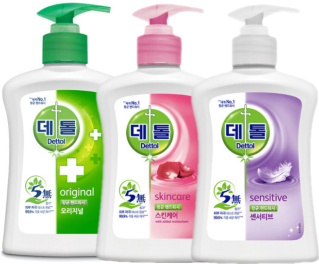데톨 항균 핸드워시 오리지날 손세정제 펌프형 250ml, 1개
