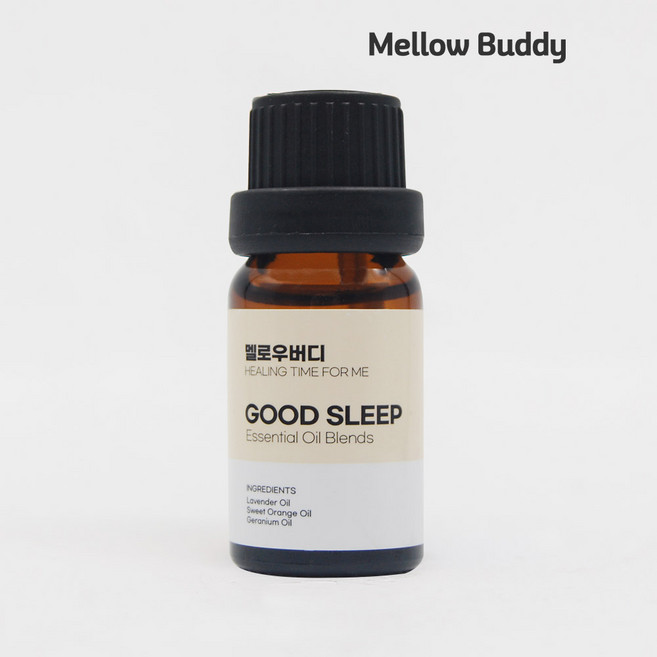 멜로우버디 블렌딩 천연 아로마 오일, 스트레스릴리프, 1개, 10ml