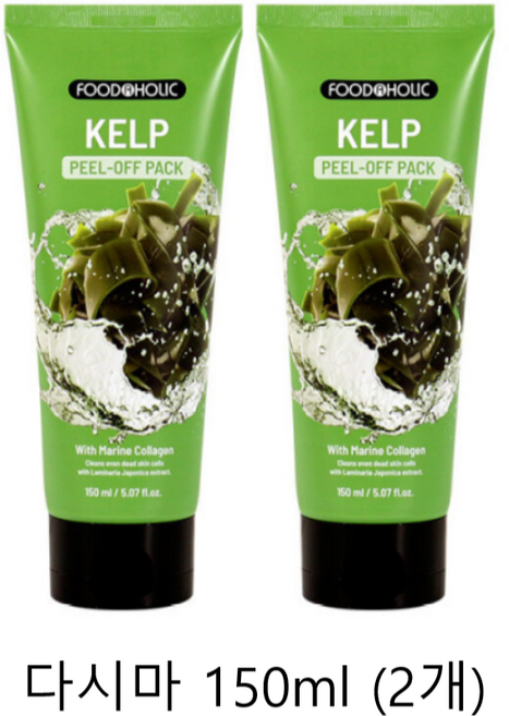 종합 진정 마스크 피부과 각질제거 모델링 필오프 바르는 팩 다시마 150ml 2EA, 2개, 1개입