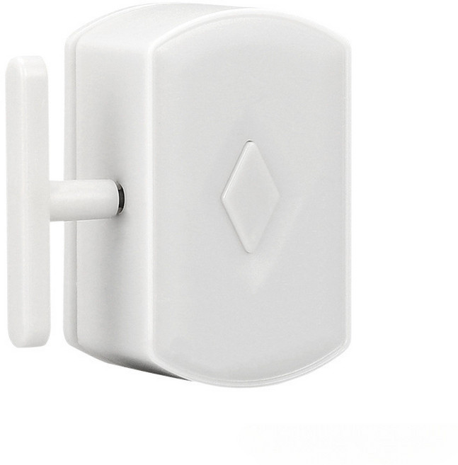 無線遙控開關 自動關燈神器 懶人關燈器 電燈開關 免布綫安裝 15米遙控範圍, 關燈神器【無需佈線+紅外遙控】, 白色