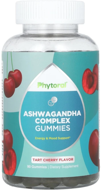 Phytoral 아슈와간다 복합체 구미젤리 타트체리 구미젤리 90개, Phytoral아슈와간다복합체구미젤리타트체리구미젤리90, 1개, 90정 - 쿠팡