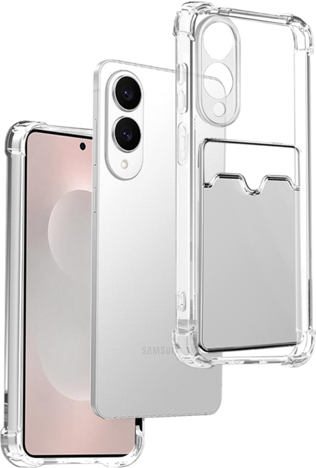 갤럭시 S25 엣지 카드 수납 포켓 범퍼 케이스