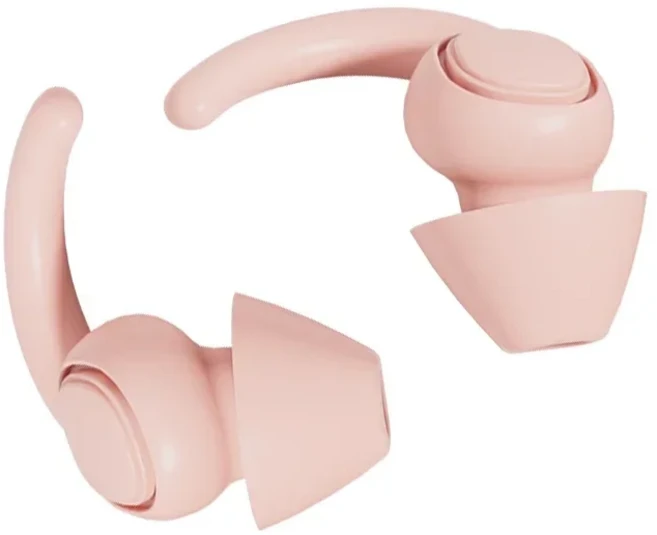 옆으로 자는 사람을 위한 수면 귀마개 슈퍼 소프트 소음 감소 30dB 차단-10쌍 방음 통기성 내구성, 01 Pink