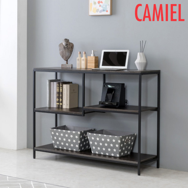 [기간한정 5% 할인이벤트][까미엘]제이스 철제 1200 2단 수납 책장(YP_QW0038), 화이트