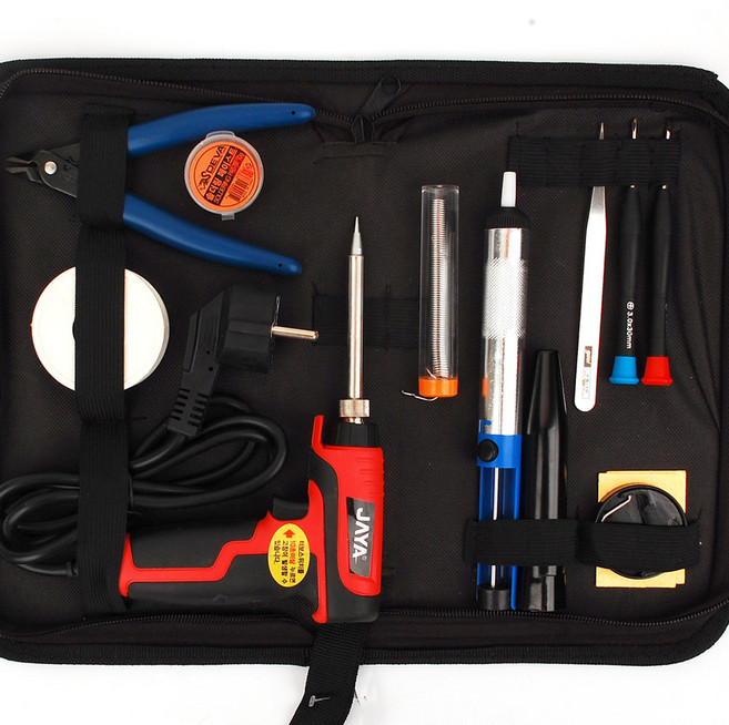 13종 인두기 가방세트 납땜 인두기세트 전기인두기 권총인두기, 고급 권총인두기 13종가방세트