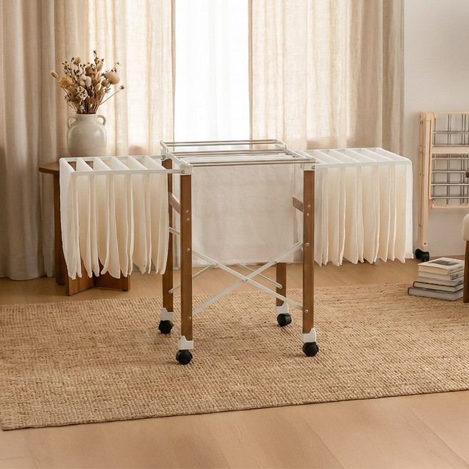 블렌드 미니 빨래건조대, 우디