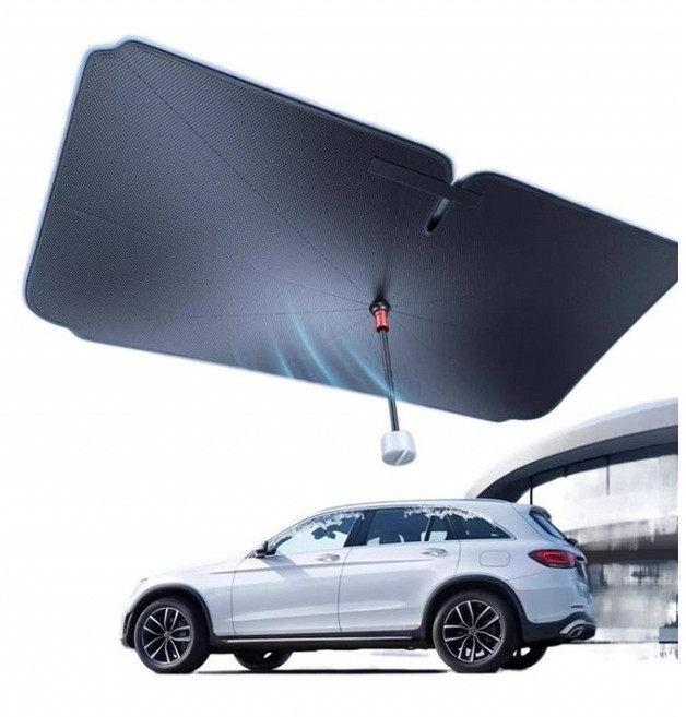 Belia 차량용 스마트 양막 파라솔, 1개, 베이지