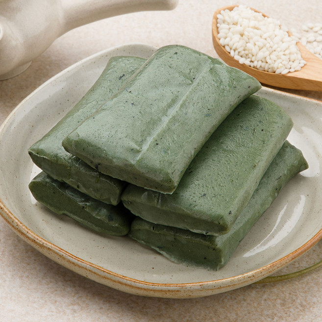 [시루조아] 우리쌀 굳지않는 쑥 절편 700g 개별포장 떡, 10개, 70g