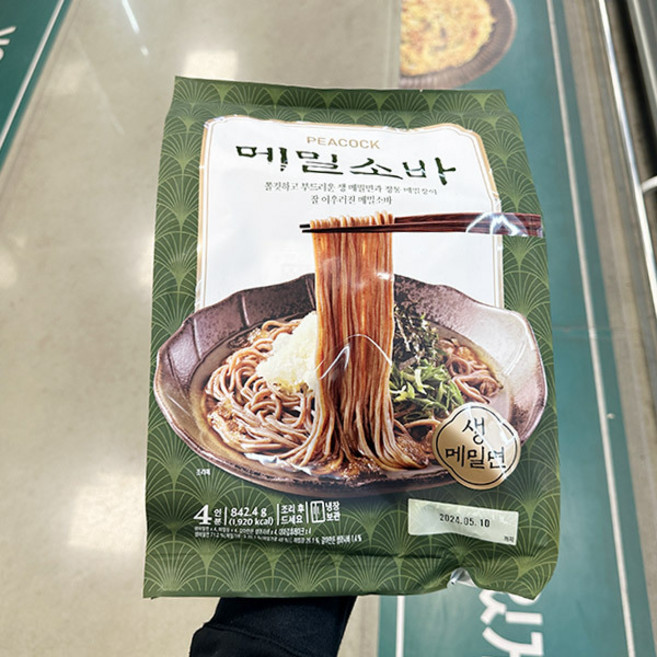 PEACOCK 피코크 메밀소바 842.4g, 1개