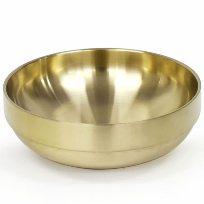 업소용 냉면그릇 티타늄 이중 냉면기 면기 칼국수 국수 갈비탕 그릇 식당 비빔밥 식기 [사이즈선택 1p], 21.3cm, 1개