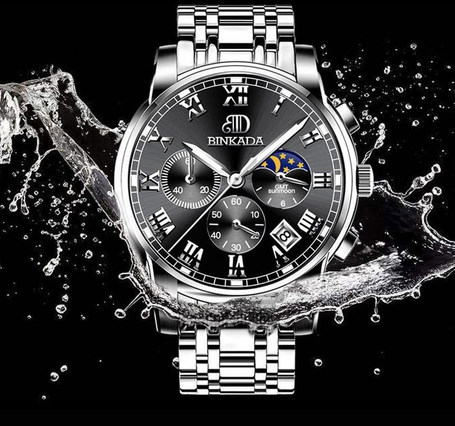 남성 메탈 손목시계 생활방수 군바리 군인패션시계 남친선물 남편선물