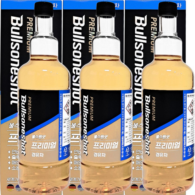 불스원샷 프리미엄 500ml 연료첨가제, 3개