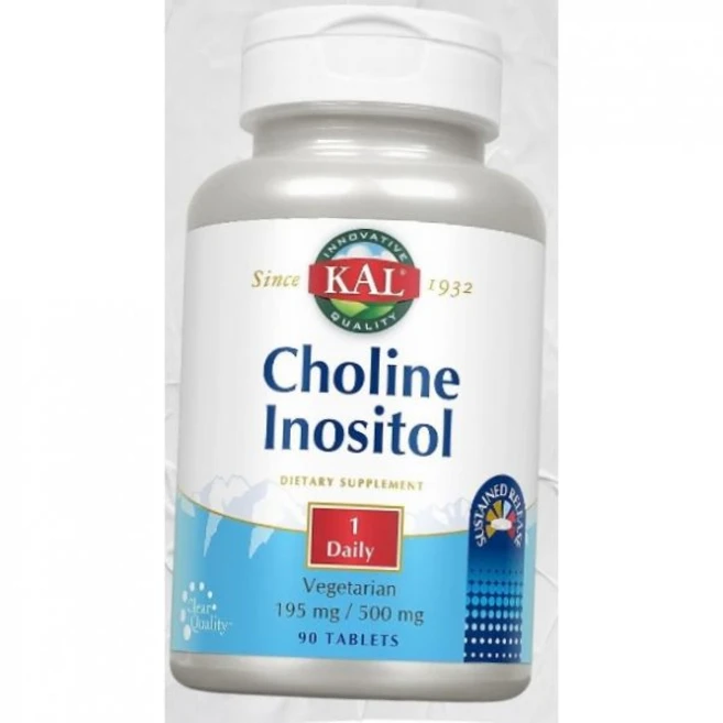 칼 콜린 이노시톨 정제 195/500 mg 90정 미국내수용, 칼 콜린 이노시톨 정제 195/500 mg 90정 미국, 1개 - 쿠팡