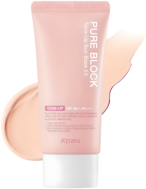 어퓨 퓨어 블록 톤업 선베이스 이엑스 SPF50+ PA+++, 50ml, 1개