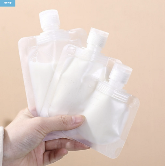 여행용 소분 파우치 리필용기, 10개