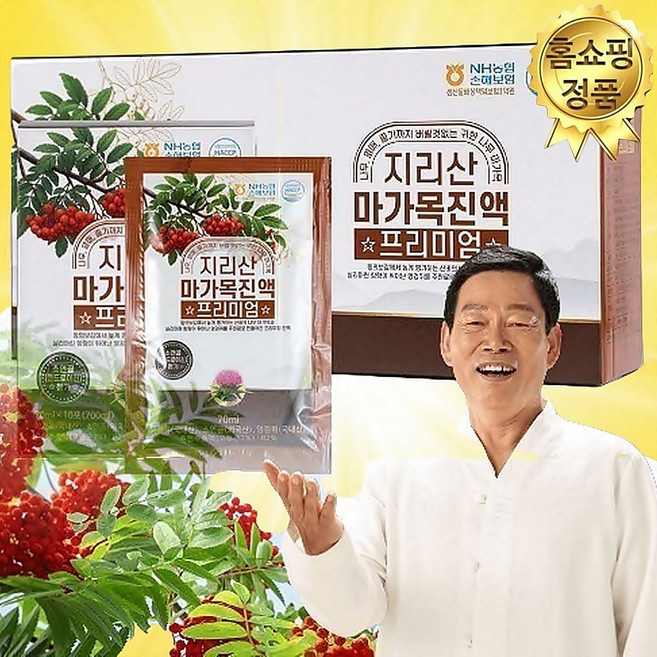 ( 홈쇼핑 ) 지리산 마가목 진액 프리미엄 엉겅퀴 소연골 콘드로이친 마가목, 70ml, 30개