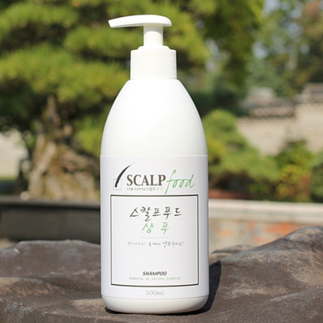 스칼프푸드샴푸[500ml]/약산성샴푸/천연샴푸추천/무합성계면활성제/무색소/무향료/무방부제/미국수출품/지루성두피샴푸/지성두피/비듬샴푸/두피각질/두피샴푸/, 1개, 500ml