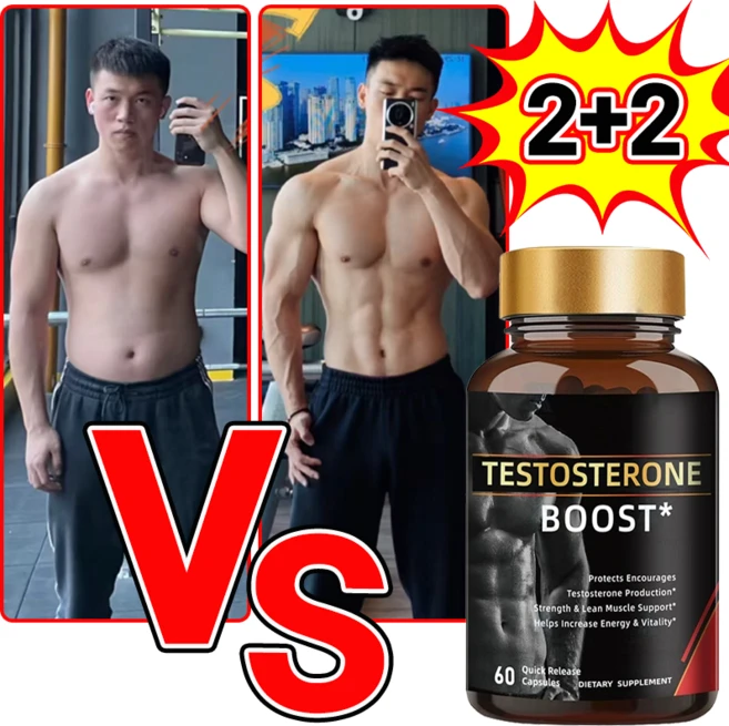 [헬스보조] 남자 근육 강화제 남성 호르몬 테스토스테론 영양제 에너지 부스터 남성 정력제, 4개, 60정 - 쿠팡