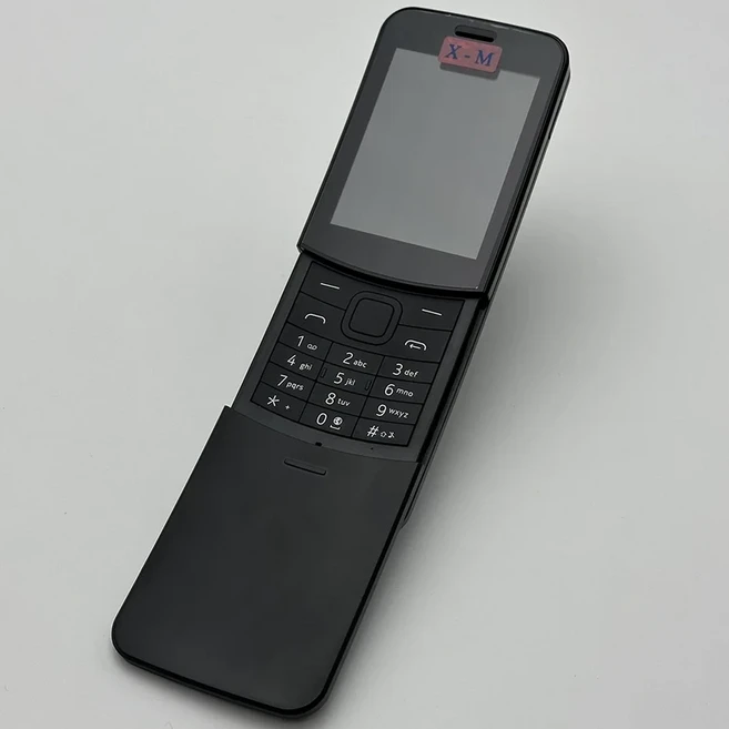 오리지널 8110 4G 언락 휴대폰 듀얼심 WIFI 4GB+512MB 슬라이더 KaiOS 러시아어 히브리어 아랍어 키보드 바, 01 중국, 01 Simple Set, 01 Black