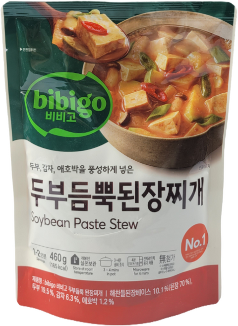 CJ 비비고 된장찌개 460g, 3개