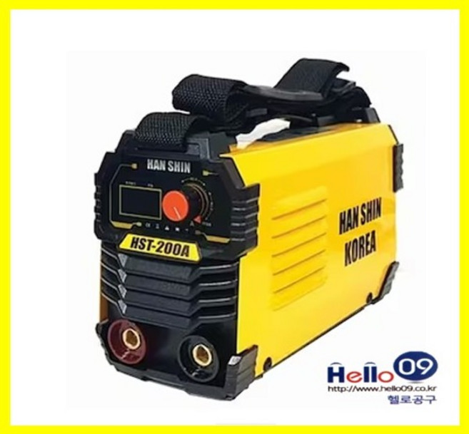 한신 5KW 초경량 전기 용접기 풀세트 HST-200A 홀더어스선포함, 1개