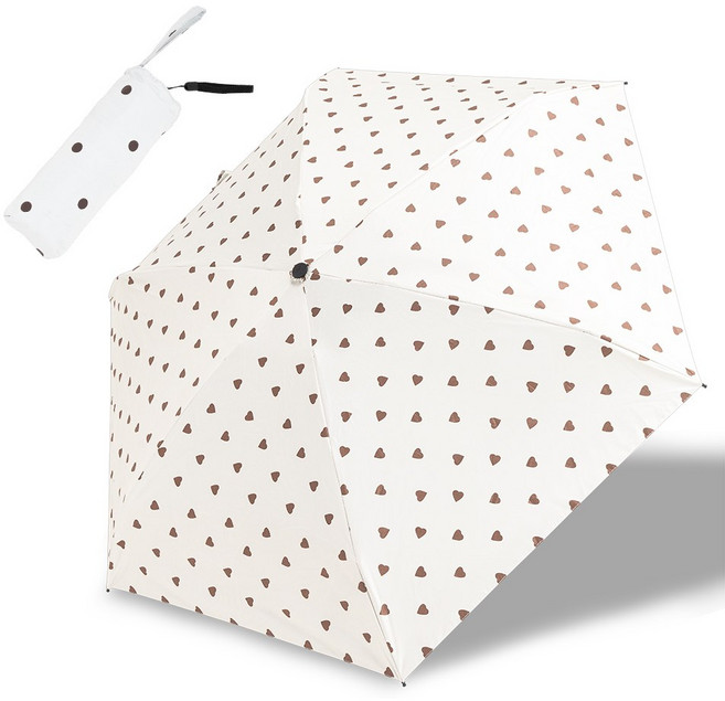 튼튼 UV 자외선 차단 초경량 5단 우산 양산