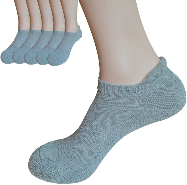 YMSOCKS 여성 발목보호 이중쿠션 스포츠양말 5족