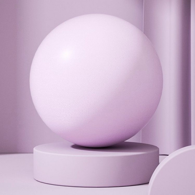 防爆韻律球 25cm 彈力球 瑜珈球 普拉提斯球, 普拉提小球【淺紫色】25cm