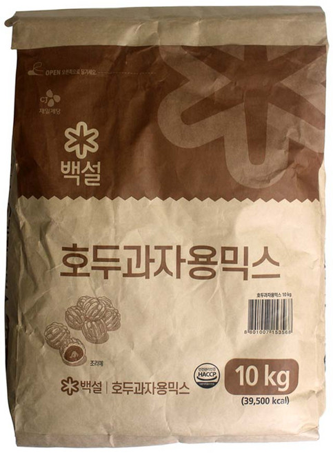 백설 호두과자용믹스, 1개, 10kg