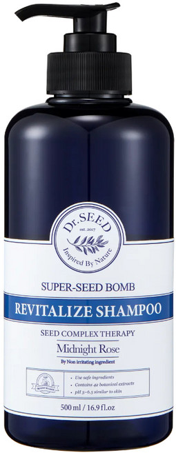닥터시드 슈퍼시드밤 샴푸 미드나잇로즈, 500ml, 1개