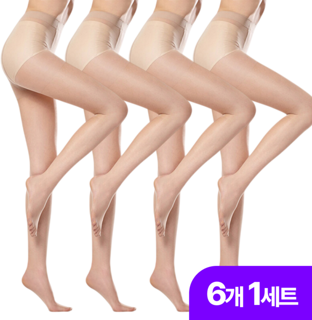 트렌듀어 고탄력 팬티스타킹 6세트