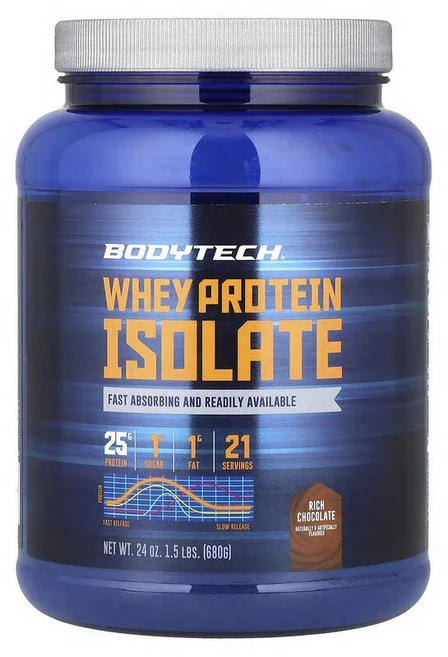 BodyTech 분리유청단백질 리치 초콜릿 680g(1.5lb) BDT-02531, 1개, 680g - 쿠팡