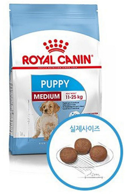 로얄캐닌 미디움 퍼피 10kg(구 미디움 주니어), 닭+칠면조, 10kg, 2개
