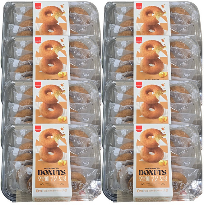 삼립 오븐에 구운 도넛, 8개, 400g