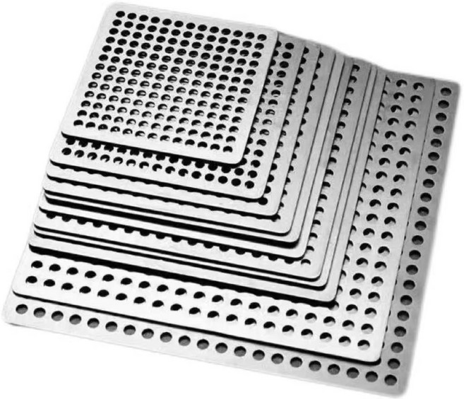 LOKEXING 욕실 바닥 사각 배수구 커버 덮개 304 스텐 교체, 11 cm