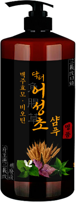어성초 탈모 샴푸 닥터 어성초 맥주효모 비오틴 1000ml, 1개, 1L