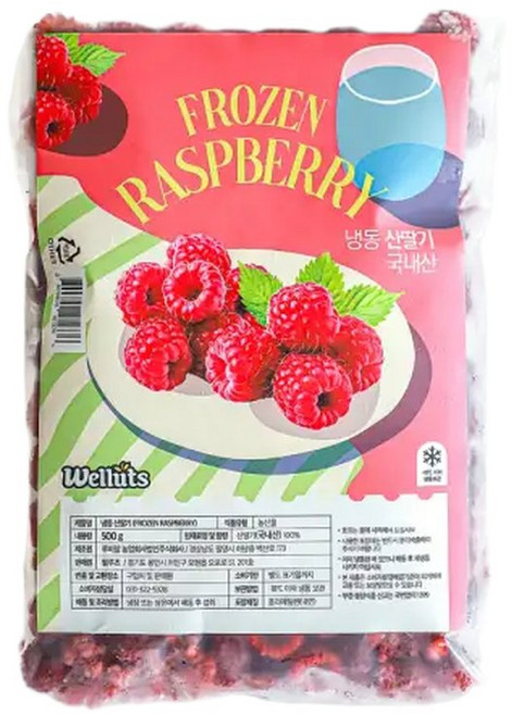 웰루츠 국산 냉동 산딸기 500g, 1개