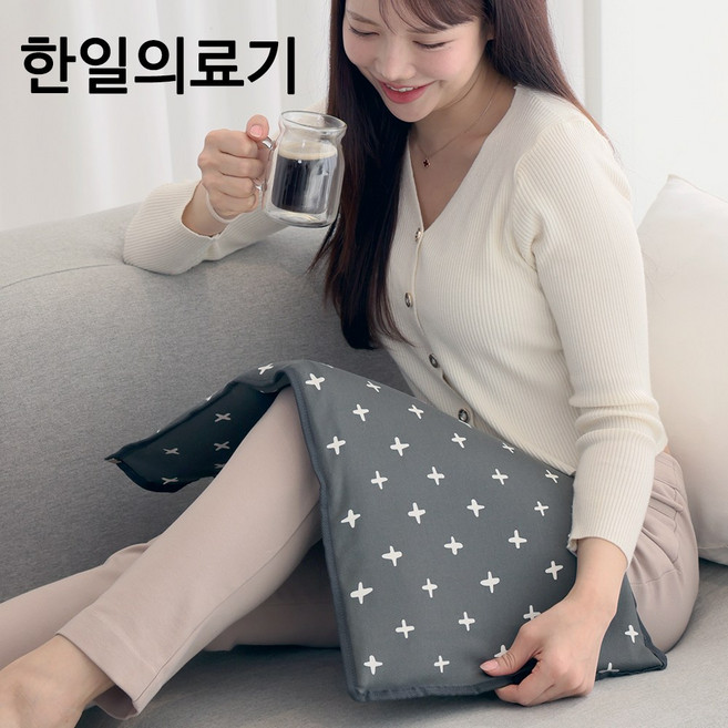 (주)한일의료기 황토 편백 찜질기 찜질팩 편리한 타이머기능, 소형, 크로스