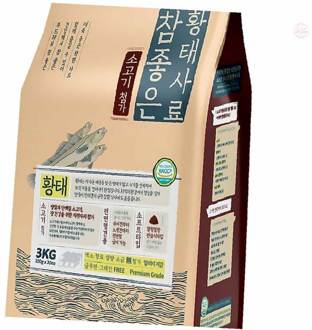 온리진 참좋은 황태사료 소고기 3kg 보더콜리사료
