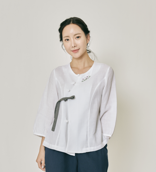 마 들꽃 저고리 3색상 개량한복 생활한복 절복 법복 봄옷 여름옷 절에갈때입는옷