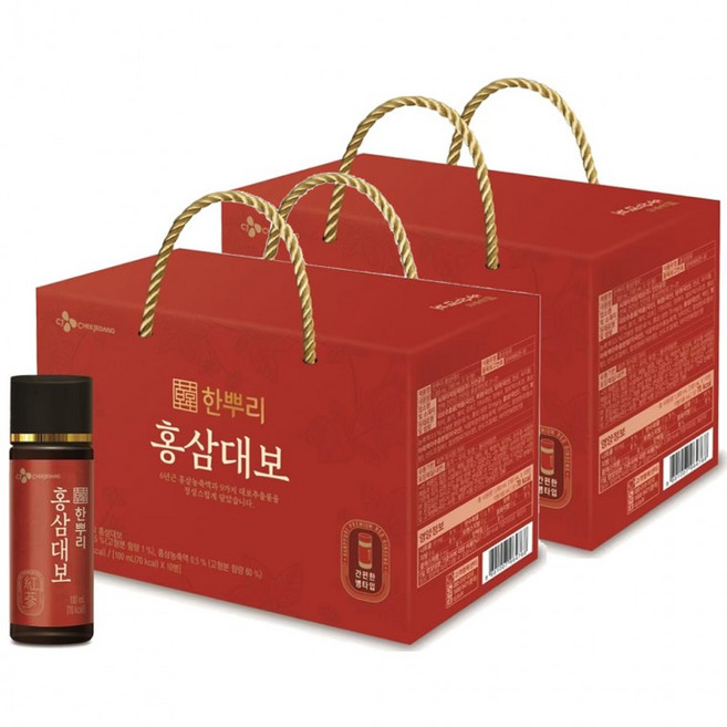 CJ제일제당 한뿌리 홍삼대보 100ML x 20병, 1개