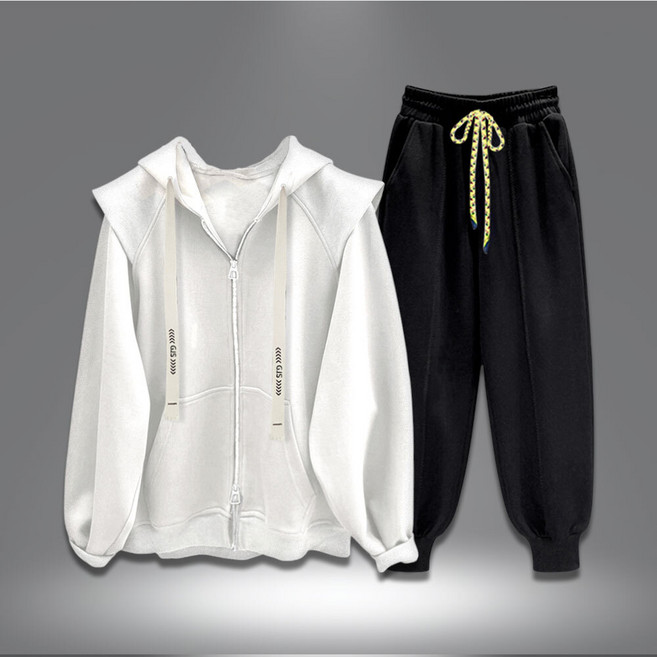 에치케이 후드 집업 트레이닝복 세트 조거 바지 캐주얼 데일리 홈웨어