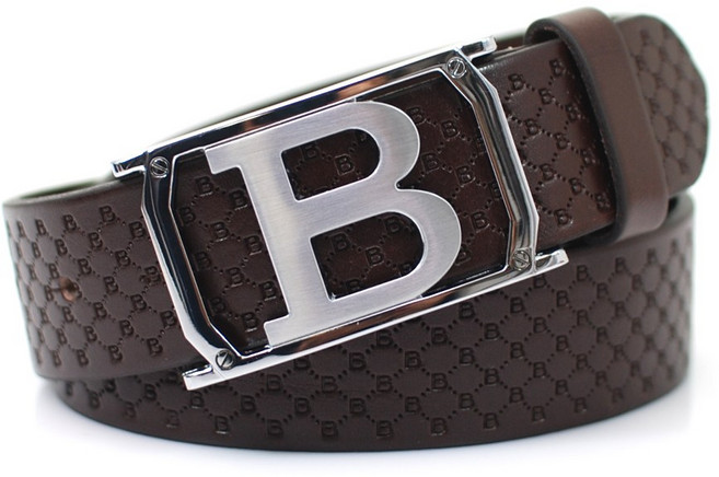 닐슨 남성 벨트 이탈리아 통가죽 허리띠 B로고 NO.T086