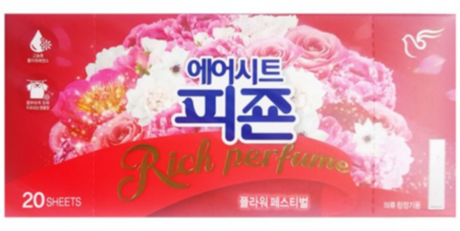 피죤 에어시트 플라워페스티벌 (의류청정기용), 1개