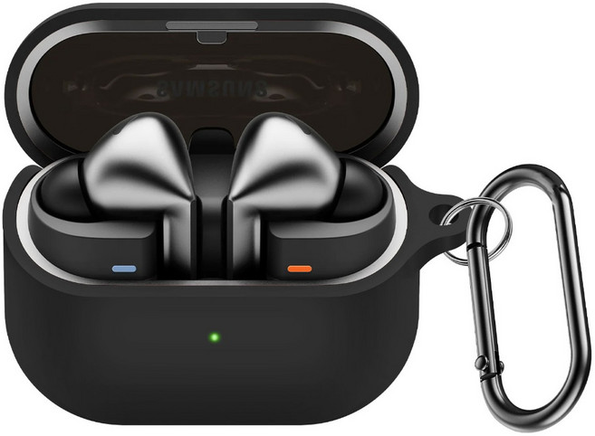 貝占 三星 Galaxy Buds Buds3 Buds2 live pro 耳機套 矽膠保護殼, 胭脂紅,Buds3/Buds3 pro, 1個