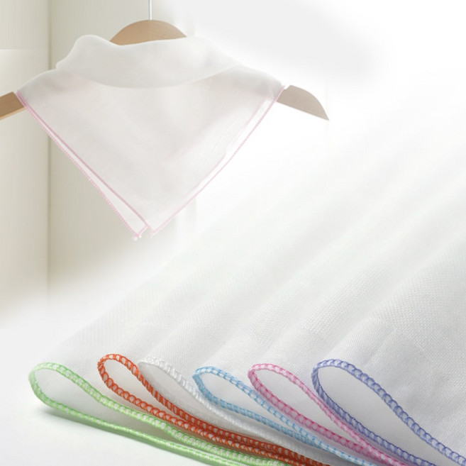 알뜰공식 순면 아기 가제 손수건 5p